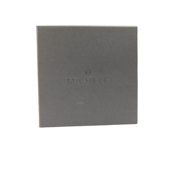 Michele Diamond Stainless Steel Bracelet Watch with Adjustable Band main image 4